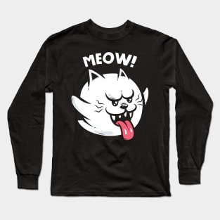 Ghost Cat Long Sleeve T-Shirt